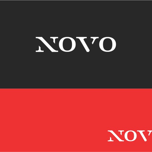 Leather design with the title 'Simple Masculine Logo for Novo'