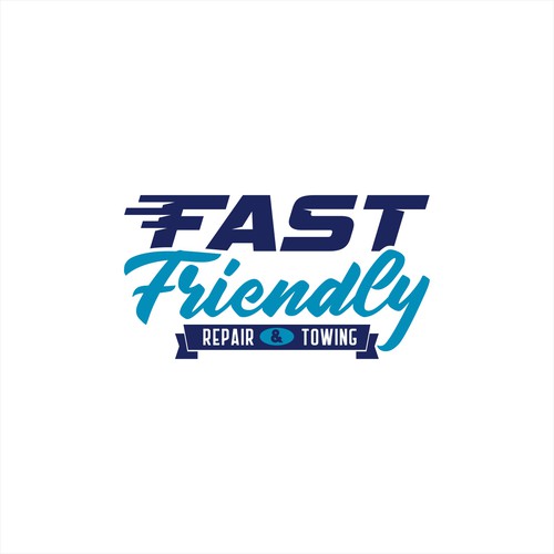 Towing logo with the title 'Winner of Fast Friendly Repair & TowingContest'