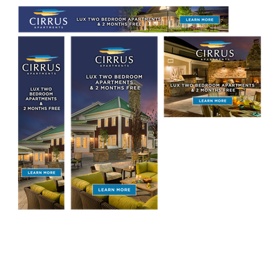 Cirrus Ad Banner set