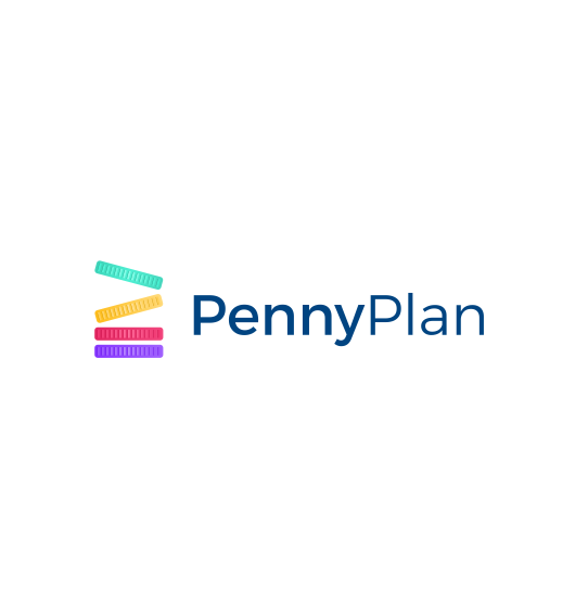 Money design logo with the title 'Penny Plan'