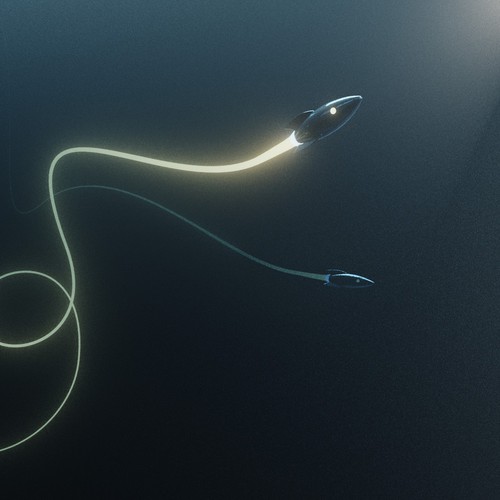 Wallpaper design with the title 'Voyager Wallpaper '