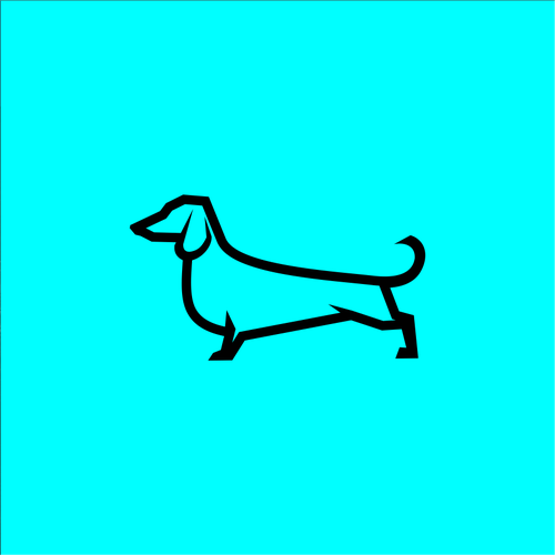 Dachshund logo with the title 'Dachshund Skate Co'