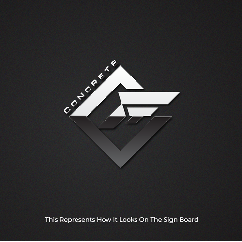 Letter f design logo with the title 'FTC Logo for concrete company that stands out'