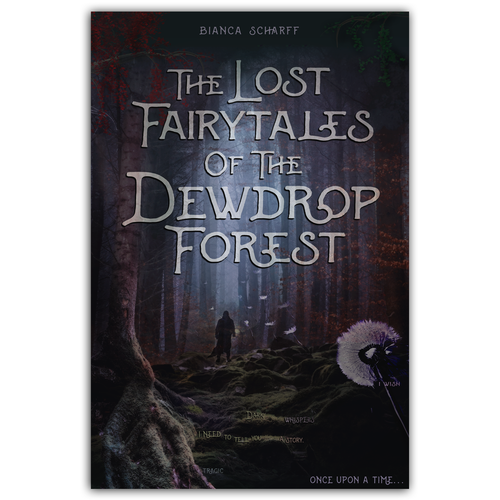 Fairy tale book cover with the title 'Book cover design'