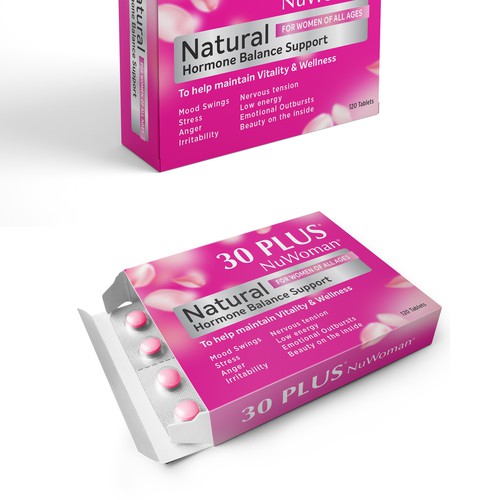 Pink packaging with the title '30 Plus NuWoman'
