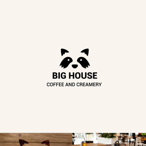 Raccoon logo with the title 'Big House'