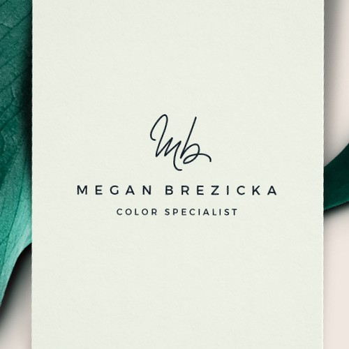 Stylist logo with the title 'Megan Brezicka'