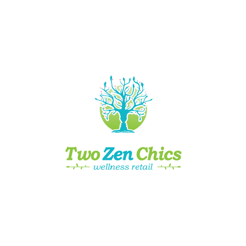 Tree logo with the title 'Wellness Business logo for a Retail Store'
