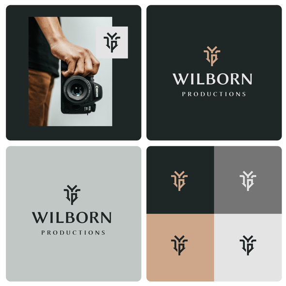 Black camera logo with the title 'Wilborn'