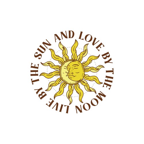 Hippie design with the title 'Vintage t-shirt'