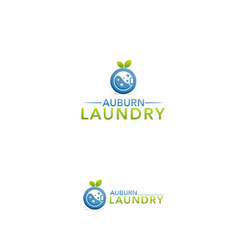 New design with the title 'Bold logo for laundry!'