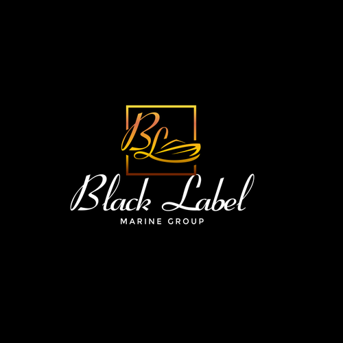 Marine brand with the title 'Black Label Marine Group'