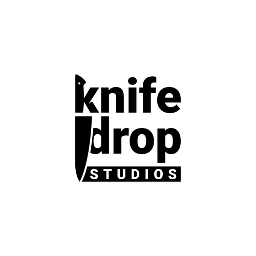 K logo with the title 'Knife drop studios'