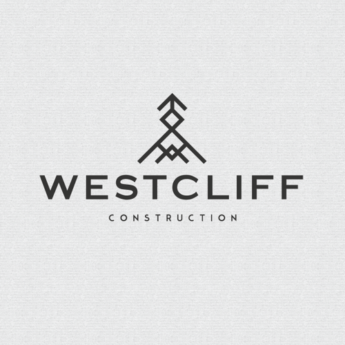 Real estate logo with the title 'High end construction services'