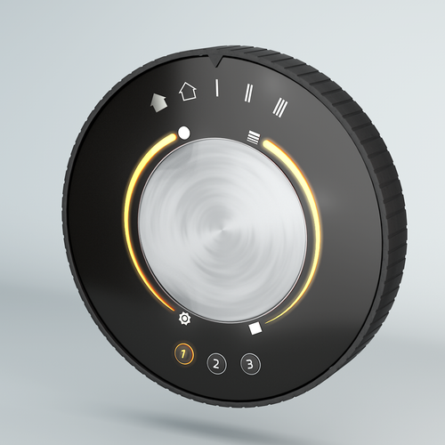 IoT design with the title 'DigitalBlinds control hub'