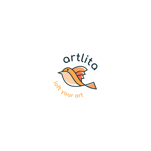 Focus design with the title 'Art Logo For Artlita'