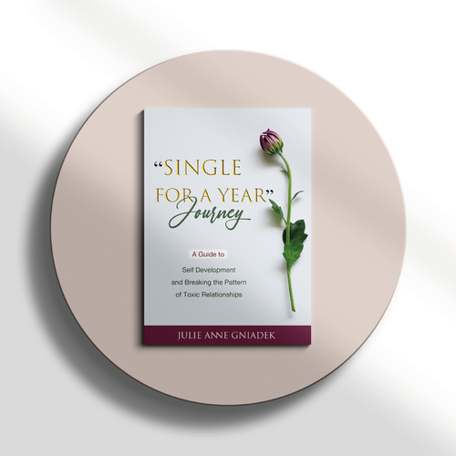 Classic book cover with the title 'Feminine book cover design '