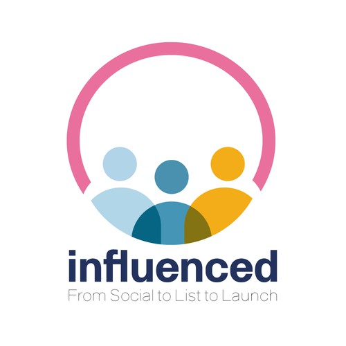 Influencer logo with the title 'Influenced online cource logo'