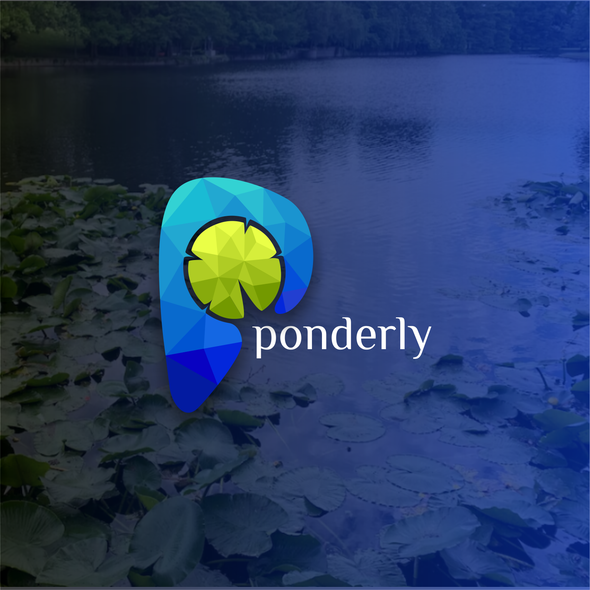 Pond logo with the title 'Ponderly'