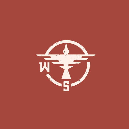 Airline and flight logo with the title 'Walter sky apparel '