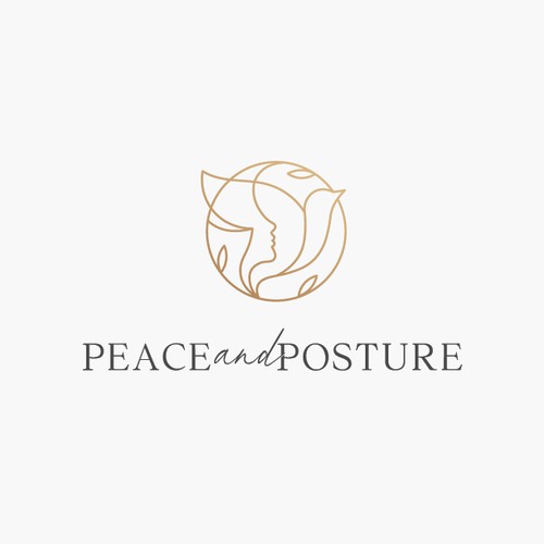 Massage logo with the title 'Sophisticated Logo for a private massage therapy practice'