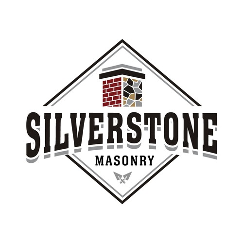 Masonry logo with the title 'silverstone masonry'
