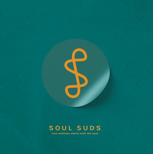 Washing logo with the title 'Organic Double S Monogram for Eco Laundry Brand'
