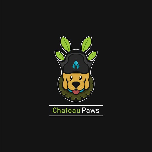 Daycare logo with the title 'Character Logo for Pets '