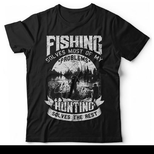 rem beklimmen binair Fishing T-shirt Designs - 115+ Fishing T-shirt Ideas in 2023 | 99designs
