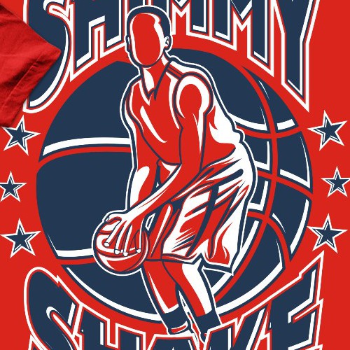 Basketball t shirt hot sale design