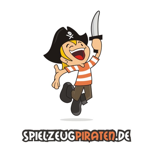 Kids brand with the title 'Yo Ho - a pirate's logo for ... our online kids toy store'