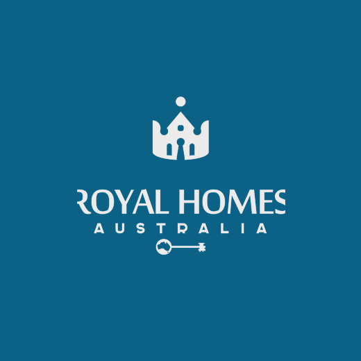 Royal logo with the title 'Logo concept for building company.'