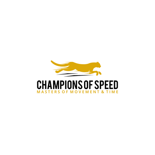 Cheetah design with the title 'Champion Speed Cheetah'