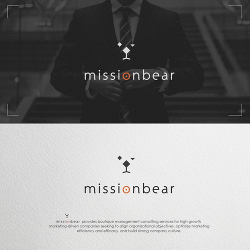 Geometric design with the title 'missionbear'