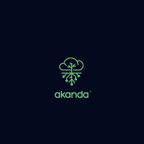 Computer design with the title 'Logo for Akanda'