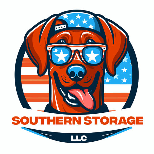 Digital art logo with the title 'Southern Storage '