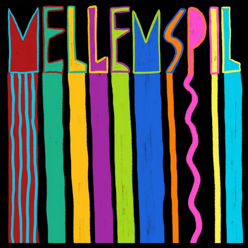 Multicolor design with the title 'Cover design for music production '