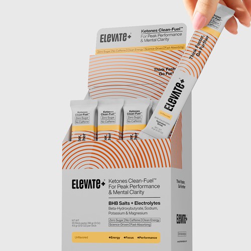 Brand packaging with the title 'Hydration Drink Supplement Brand & Packaging Design'