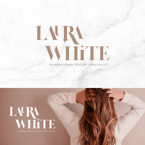 Stylist logo with the title 'Laid back logo for hairstylist'