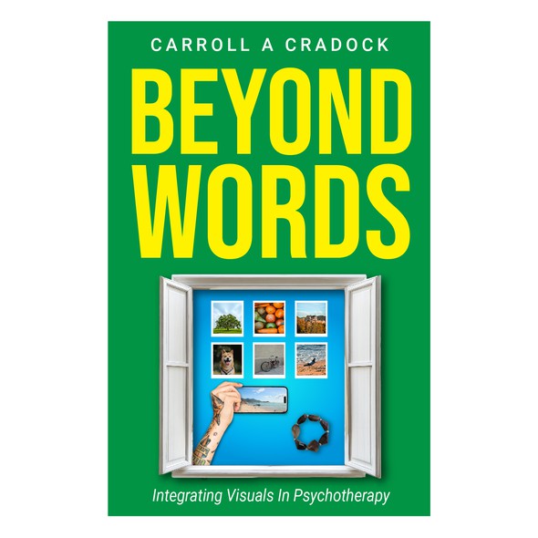 Photography book cover with the title 'Beyond words'