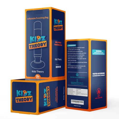 Luxury packaging with the title 'Kidz Theory'