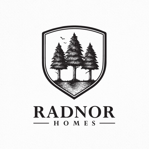 盾徽，标题为“Radnor Homes”