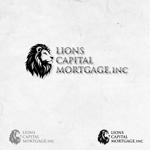 Capital logo with the title 'Lions Captial Mortgage logo design'