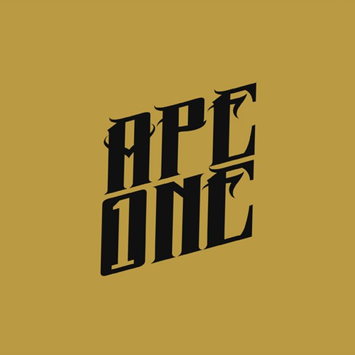 Band logo with the title 'Ape One'