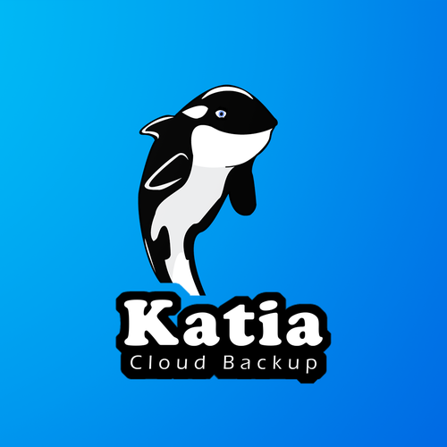 Orca logo with the title 'Logo for cloud services'