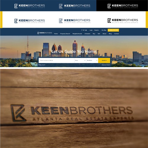 Professional brand with the title 'Concept for Keen Brothers'