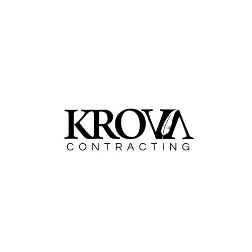 Feather logo with the title 'Krova Consulting'