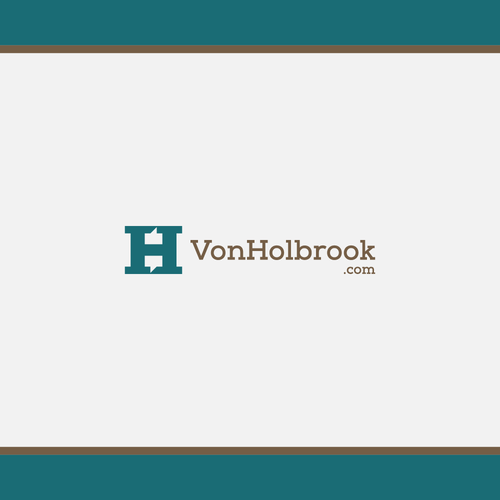 Speech design with the title 'VonHolbrook logo'