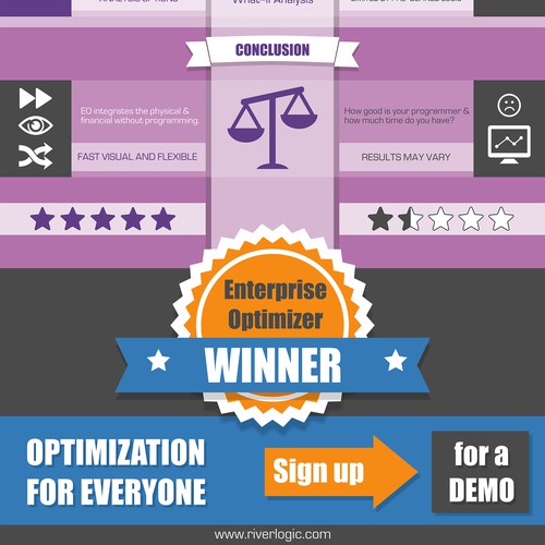 Sale design with the title 'Optimization Software'