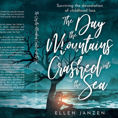 Nonfiction book cover with the title 'The Day the Mountains Crashed into the Sea'